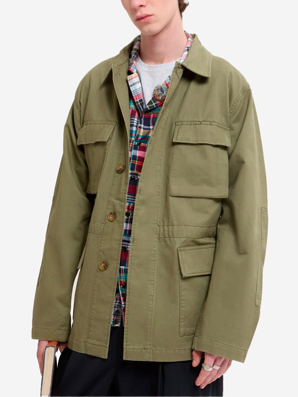 BARACUTA Giacca Field in twill verde Verde Urbanstaroma