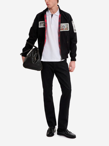 BARACUTA G9 Gavin Watson con toppe Nero
