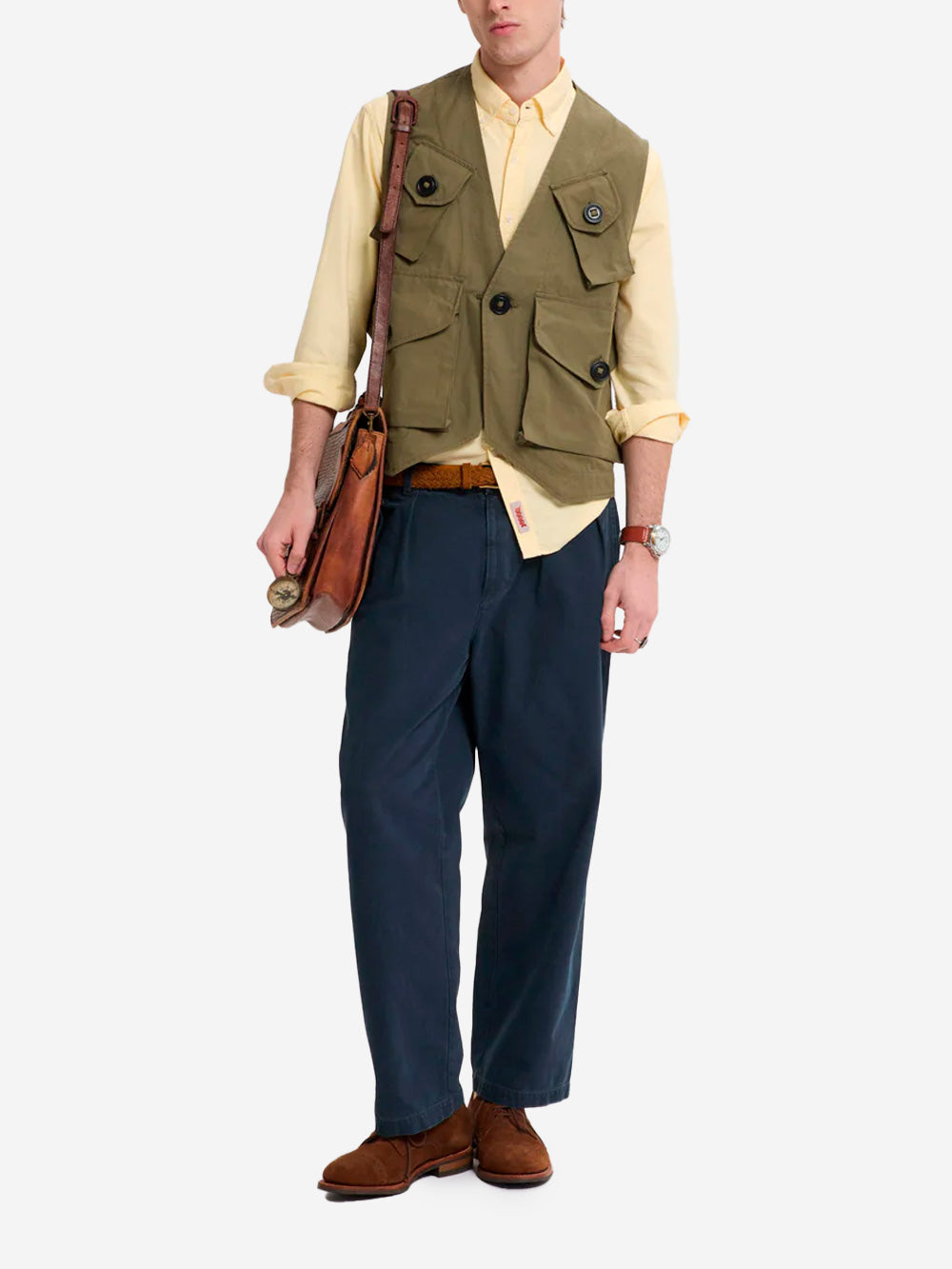 BARACUTA Gilet cargo Sailing in verde Verde Urbanstaroma