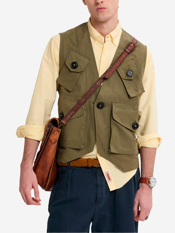 BARACUTA Gilet cargo Sailing in verde Verde