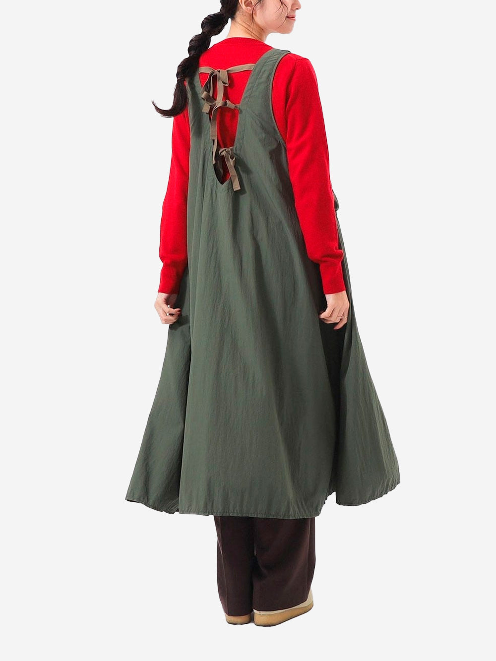 BEAMS BOY Abito Military verde Multifunzionale in Nylon Tussar C-1 Oliva Urbanstaroma