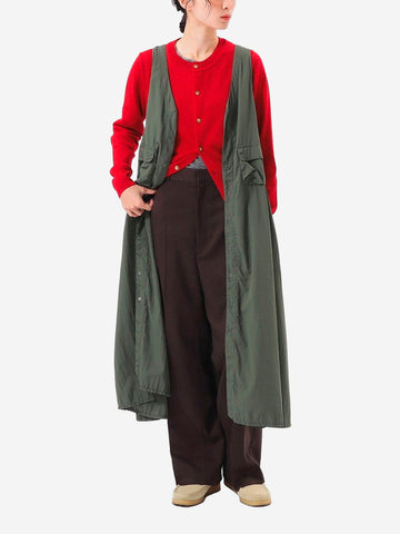 BEAMS BOY Abito Military verde Multifunzionale in Nylon Tussar C-1 Oliva