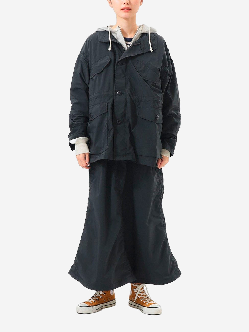 BEAMS BOY Gonna Baker in Tessuto Tecnico Solotex Nero Urbanstaroma