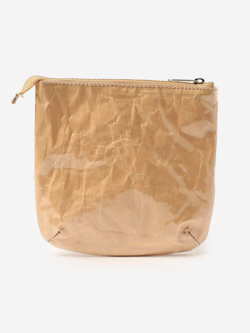 BEAMS BOY Logo Pouch Beige
