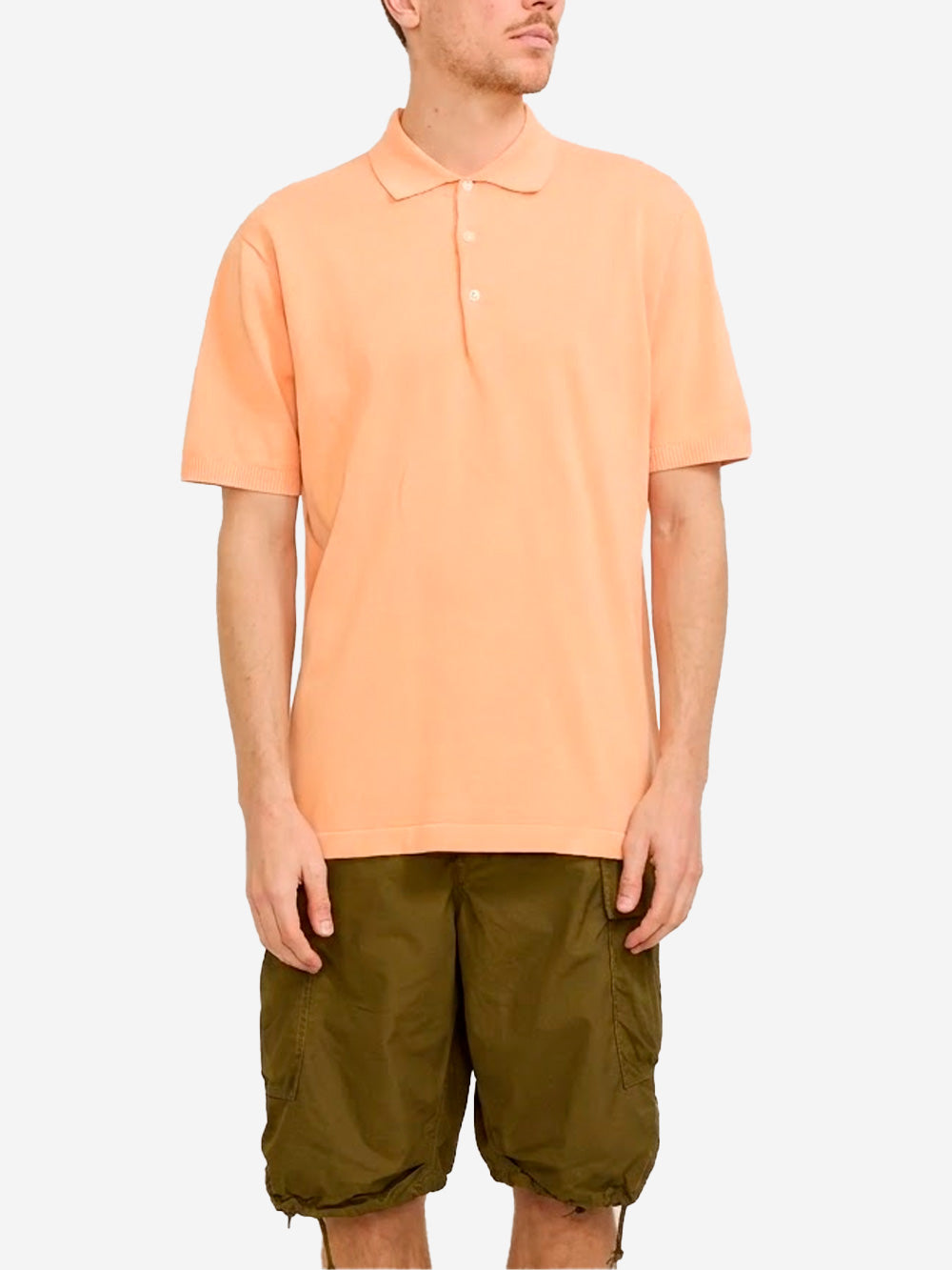 BEAMS PLUS Polo arancione in maglia 12G arancione Urbanstaroma