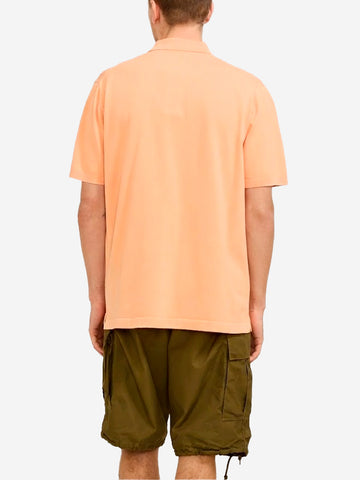 BEAMS PLUS Polo arancione in maglia 12G arancione