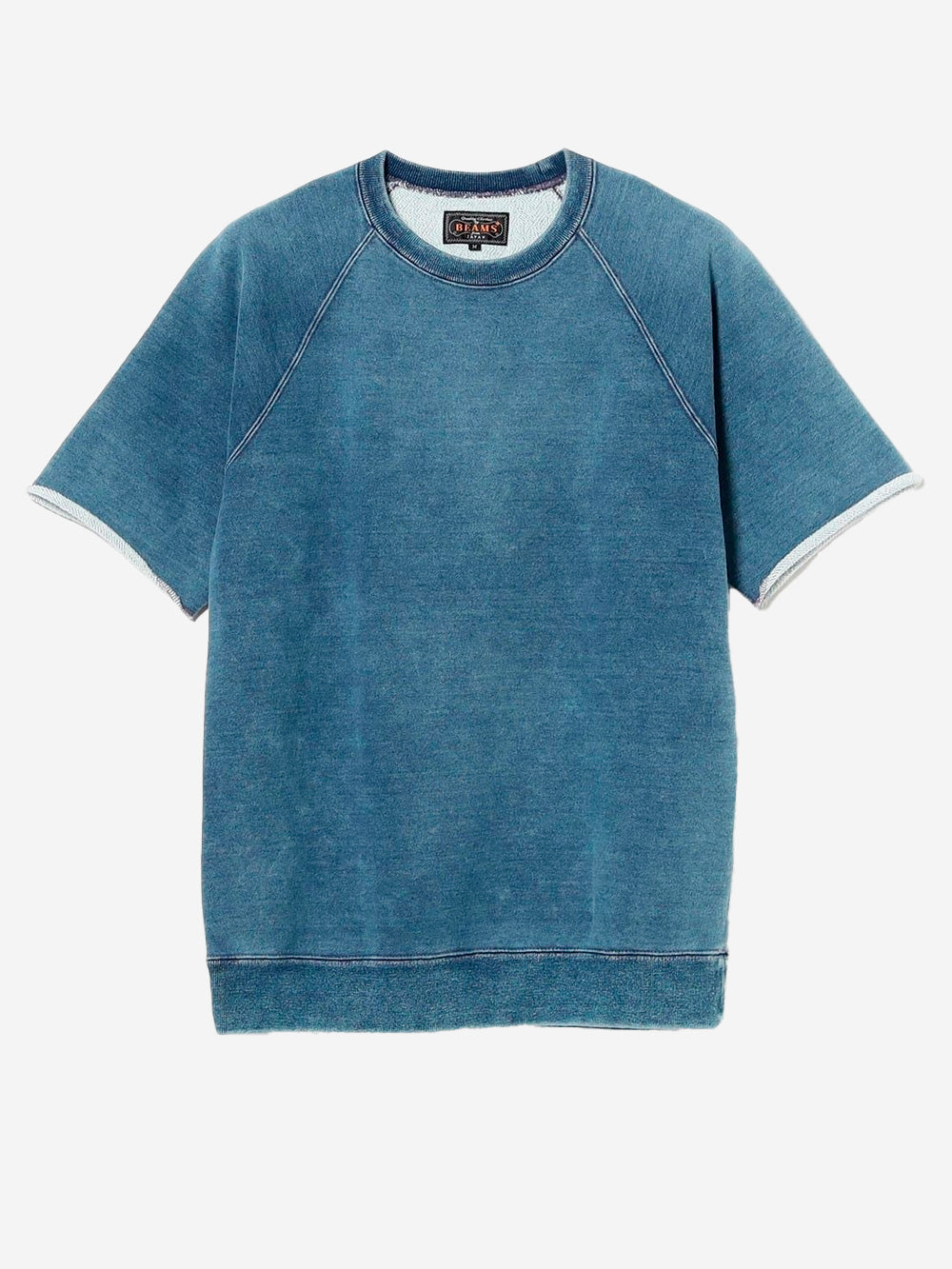 BEAMS PLUS Felpa con manica a giro con bordi a vivo indigo x Remi Relief Indigo Urbanstaroma