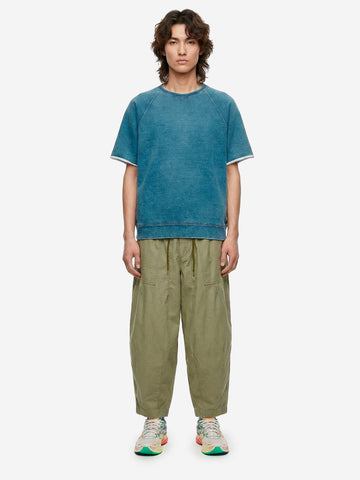 BEAMS PLUS Felpa con manica a giro con bordi a vivo indigo x Remi Relief Indigo