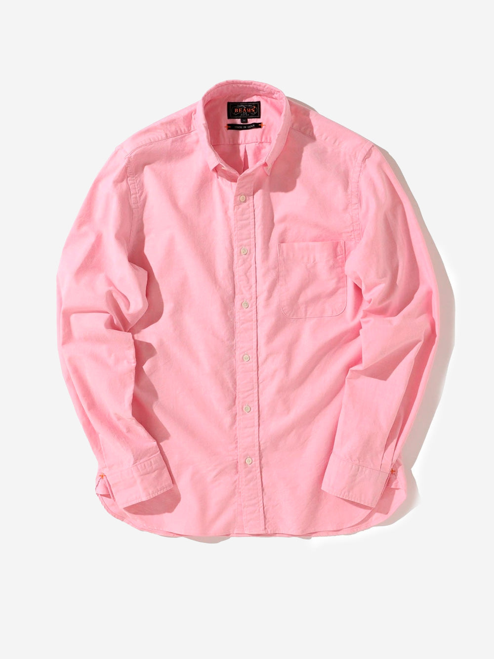 BEAMS PLUS Camicia Button-Down Oxford rosa Rosa Urbanstaroma
