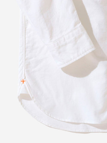 BEAMS PLUS Camicia Button-Down Oxford bianca Bianco