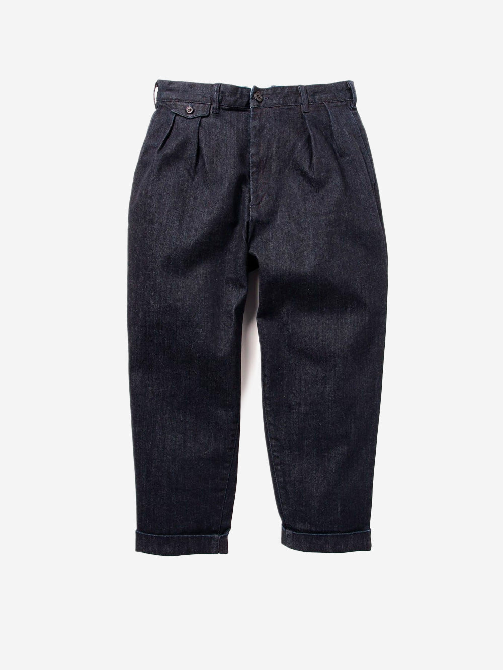 BEAMS PLUS Pantaloni 2 Pleats Tapered Denim Indigo Urbanstaroma
