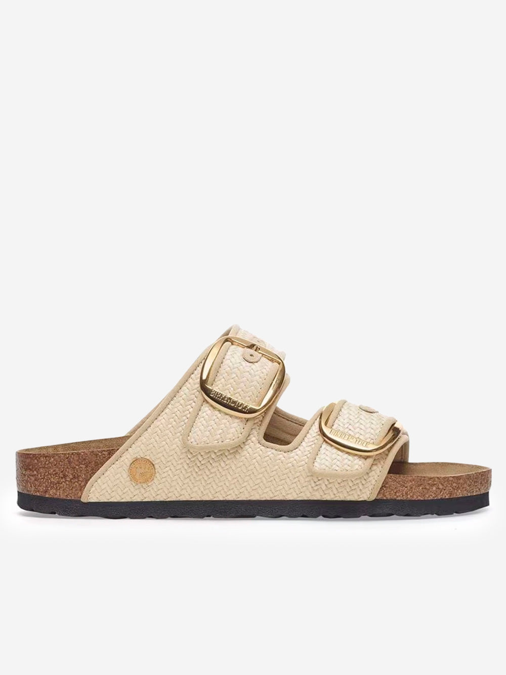 BIRKENSTOCK Arizona Big Buckle in rafia avorio Urbanstaroma