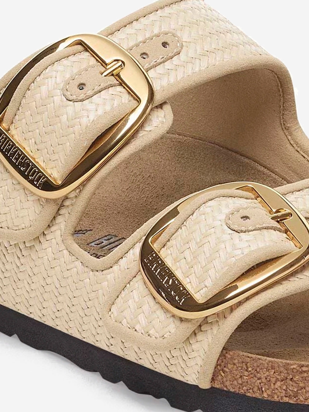 BIRKENSTOCK Arizona Big Buckle in rafia avorio Urbanstaroma