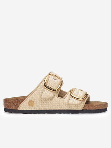 BIRKENSTOCK Arizona Big Buckle in rafia avorio