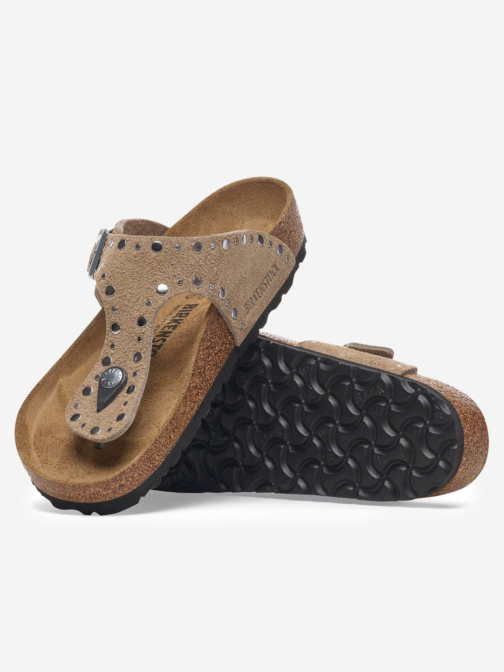 BIRKENSTOCK Gizeh Rivet 'taupe' Taupe Urbanstaroma