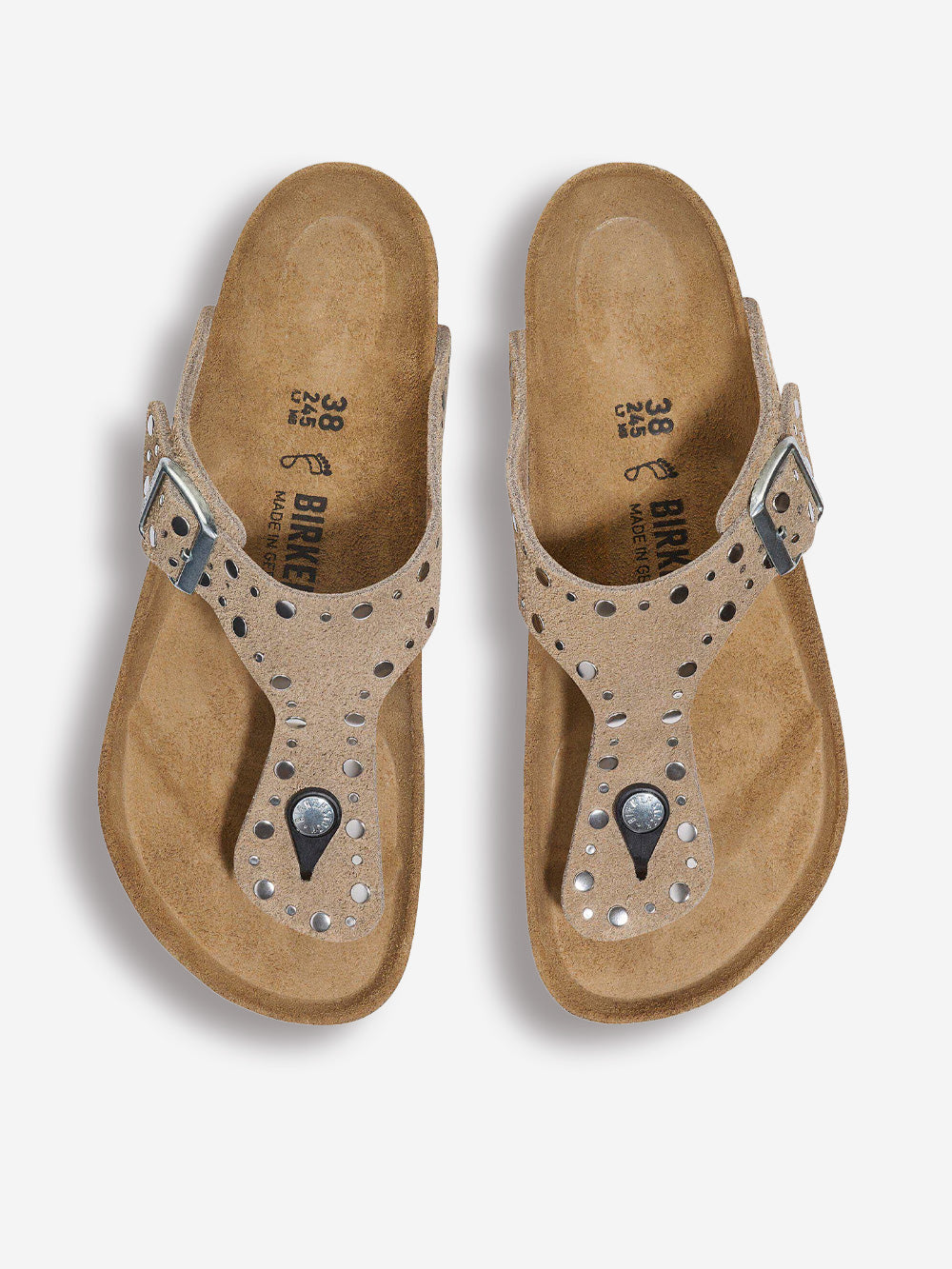 BIRKENSTOCK Gizeh Rivet 'taupe' Taupe Urbanstaroma