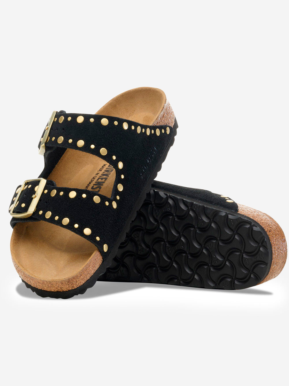 BIRKENSTOCK Arizona Rivet Border Nero Urbanstaroma