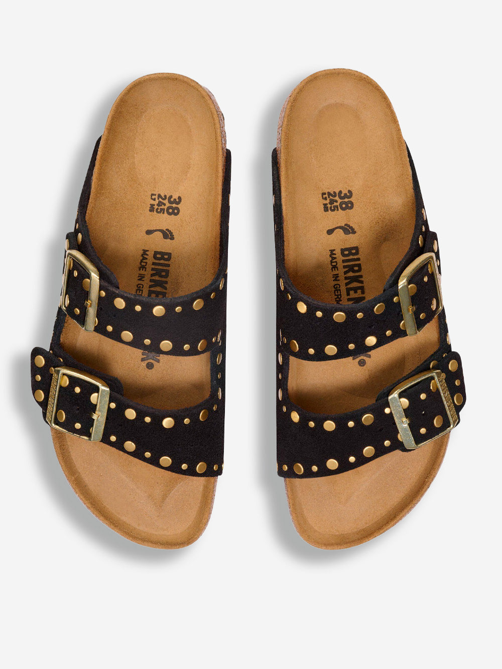 BIRKENSTOCK Arizona Rivet Border Nero Urbanstaroma