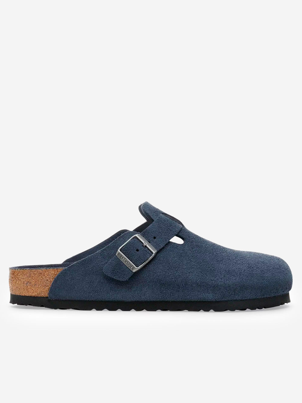 BIRKENSTOCK Boston suede blu plantare morbido Blu Urbanstaroma