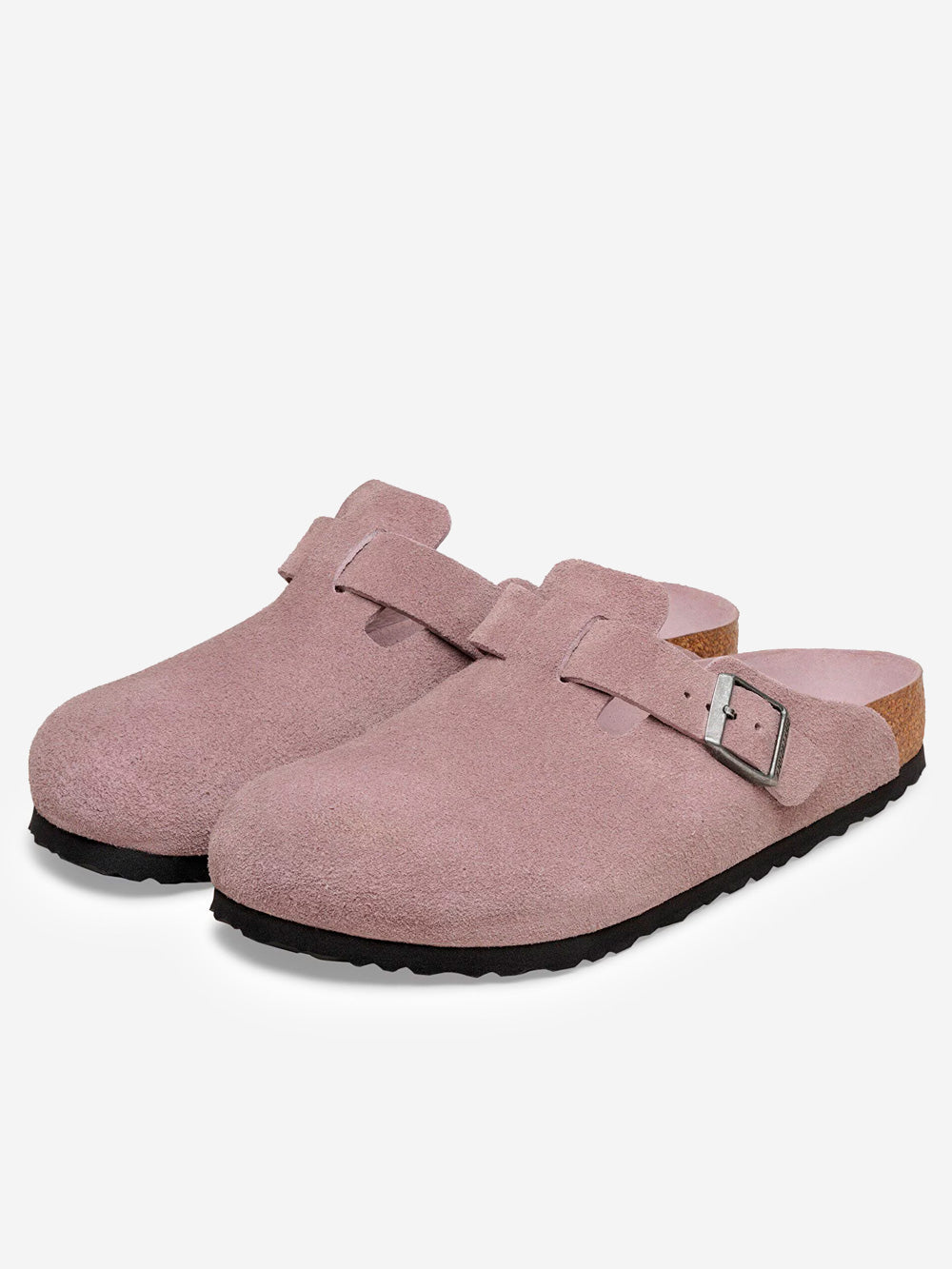 BIRKENSTOCK Boston suede 'faded purple' plantare morbido Lilla Urbanstaroma