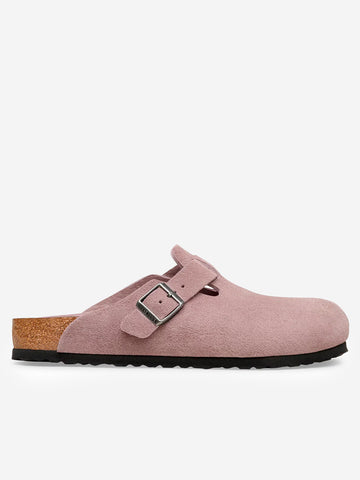 BIRKENSTOCK Boston suede 'faded purple' plantare morbido Lilla