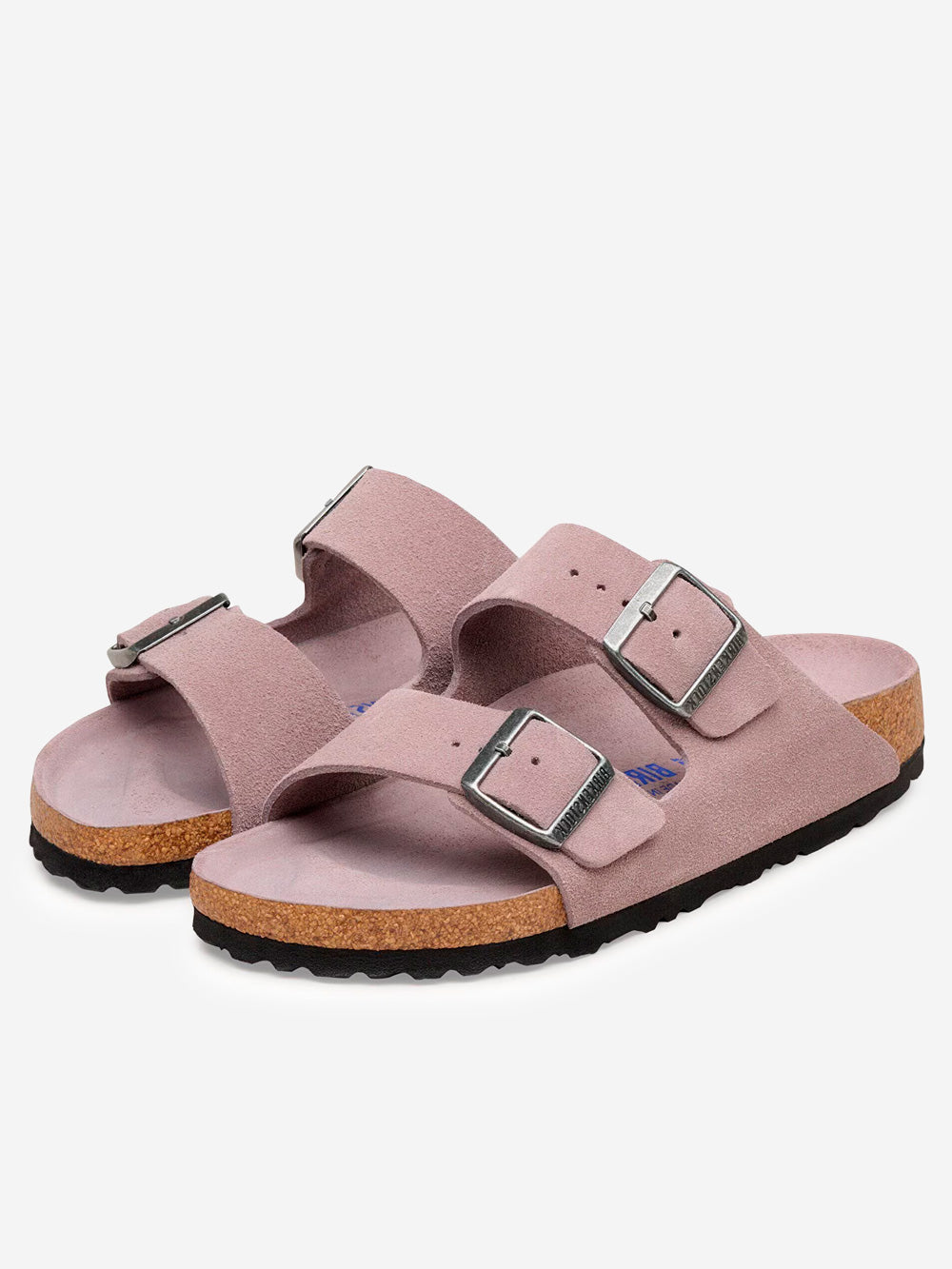 BIRKENSTOCK Arizona suede 'faded purple' plantare morbido Lilla Urbanstaroma