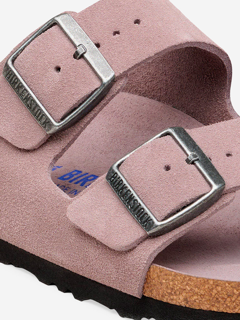 BIRKENSTOCK Arizona suede 'faded purple' plantare morbido Lilla Urbanstaroma