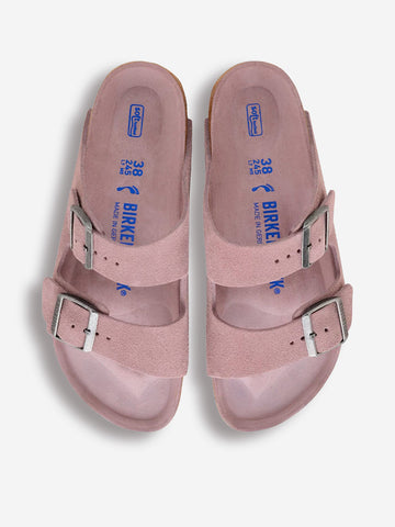 BIRKENSTOCK Arizona suede 'faded purple' plantare morbido Lilla