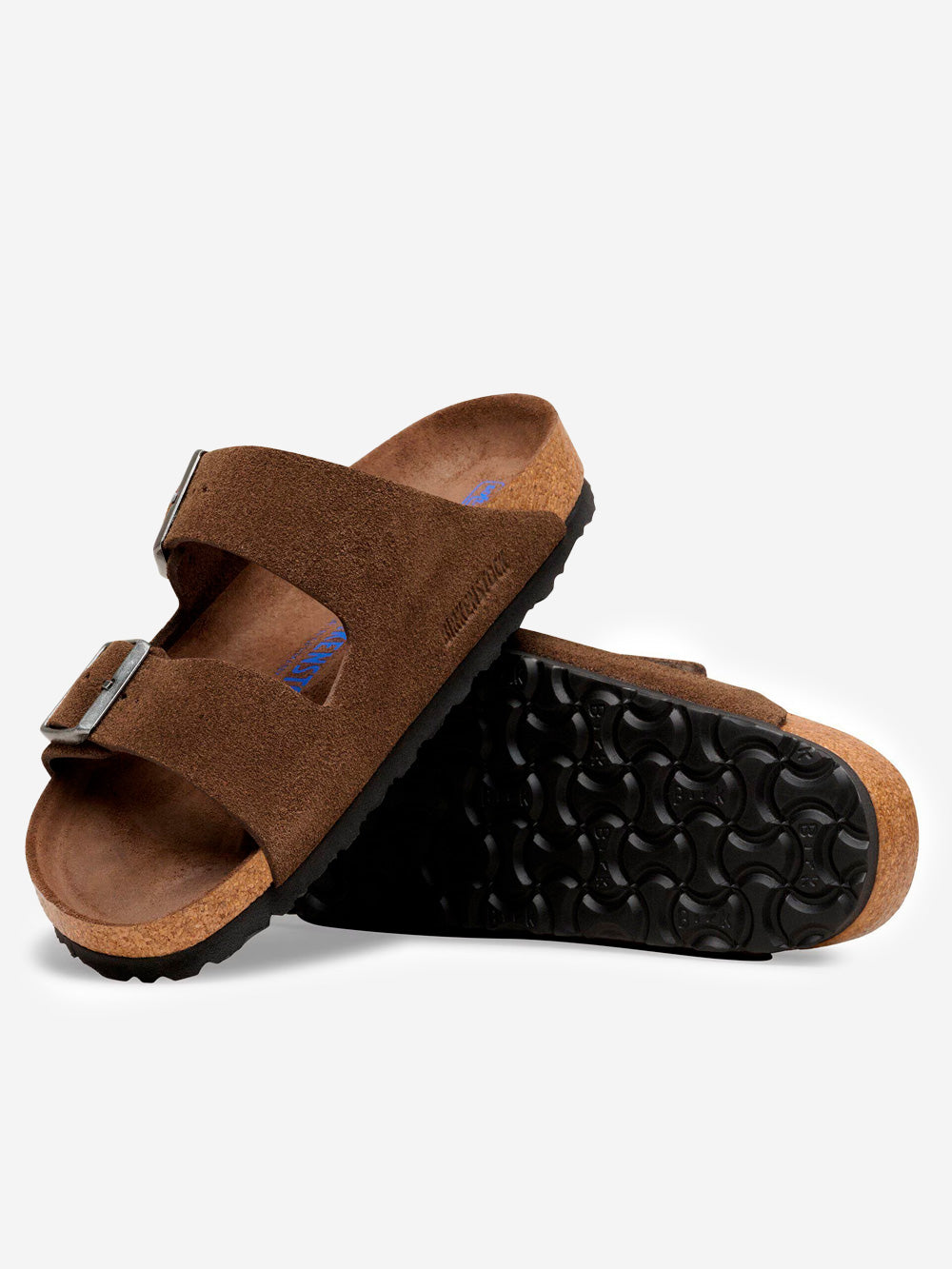 BIRKENSTOCK Arizona plantare morbido in marrone Marrone Urbanstaroma