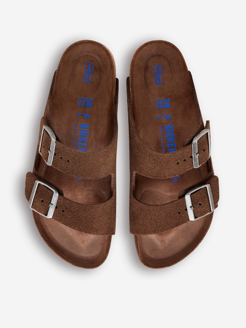 BIRKENSTOCK Arizona plantare morbido in marrone Marrone Urbanstaroma