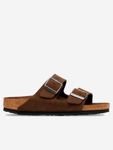 BIRKENSTOCK Arizona plantare morbido in marrone Marrone