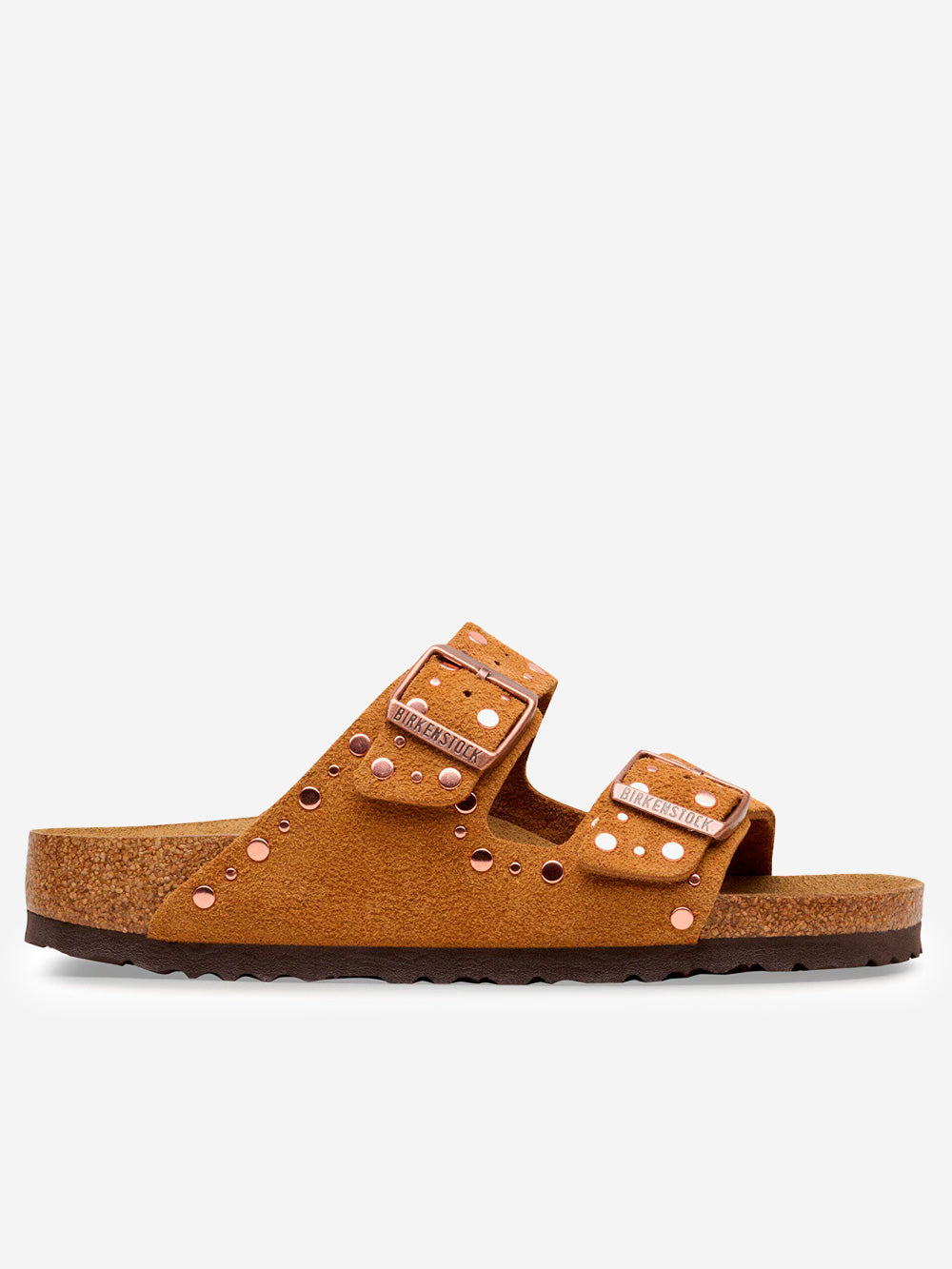 BIRKENSTOCK Arizona Rivet in suede 'mink' Cammello Urbanstaroma
