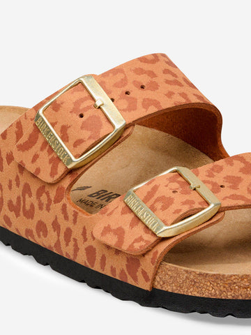 BIRKENSTOCK Arizona 'SYN Leo Pecan' Leopardato