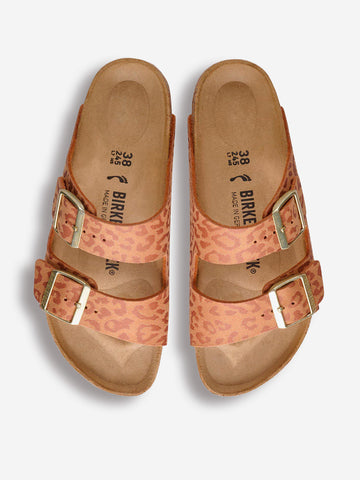 BIRKENSTOCK Arizona 'SYN Leo Pecan' Leopardato