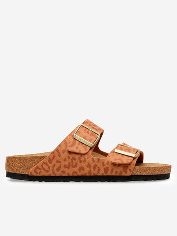 BIRKENSTOCK Arizona 'SYN Leo Pecan' Leopardato