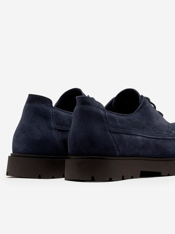 BIRKENSTOCK Scarpe stringate Highwood Lace Low in suede blu navy Blu