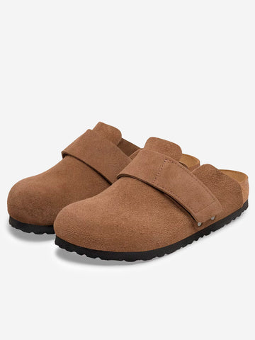BIRKENSTOCK Loma 'Dark Tea' in suede Marrone