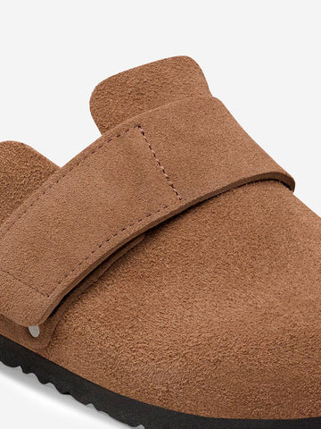 BIRKENSTOCK Loma 'Dark Tea' in suede Marrone