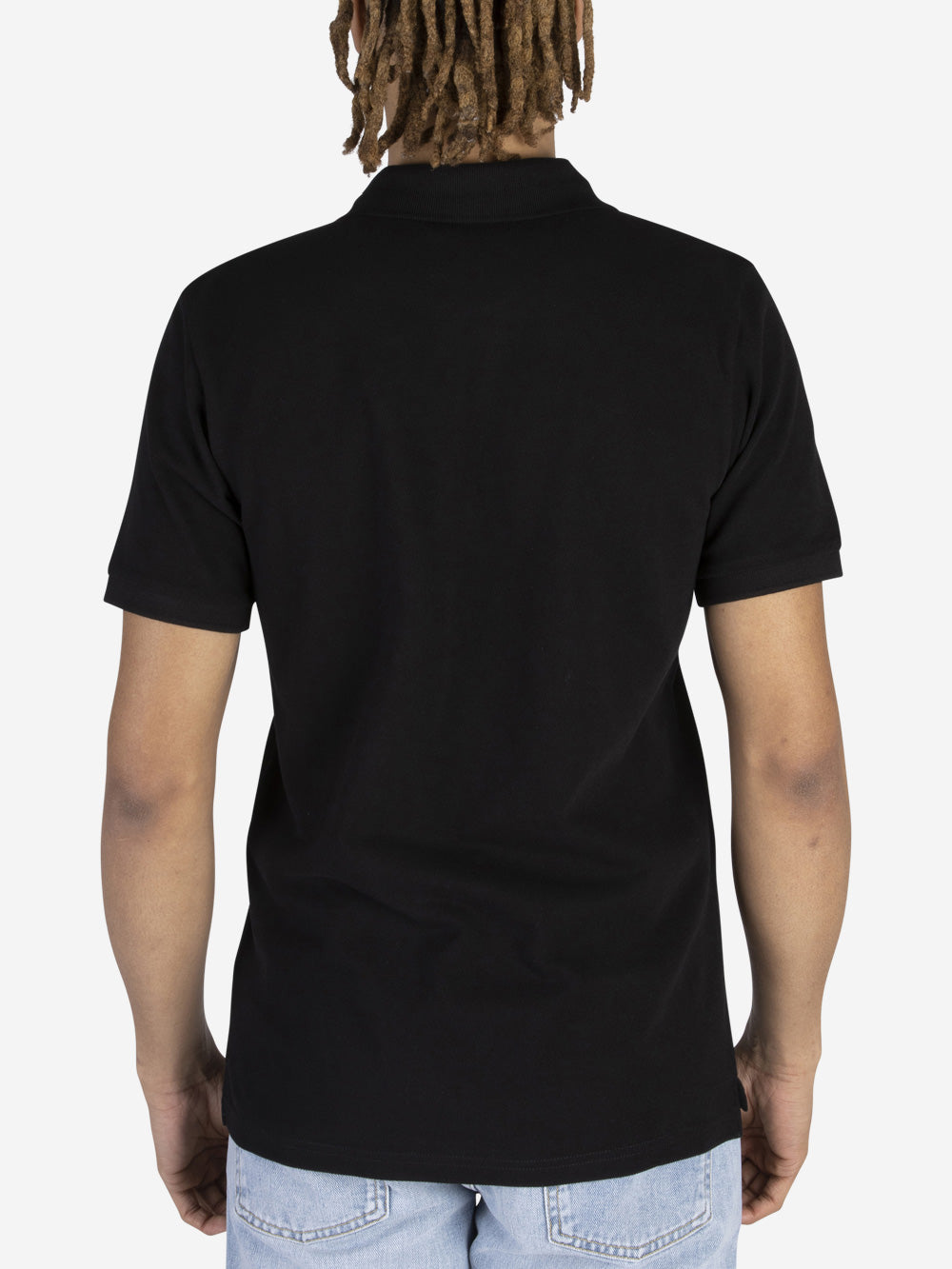 CARHARTT WIP Polo nera S/S Chase Nero Urbanstaroma