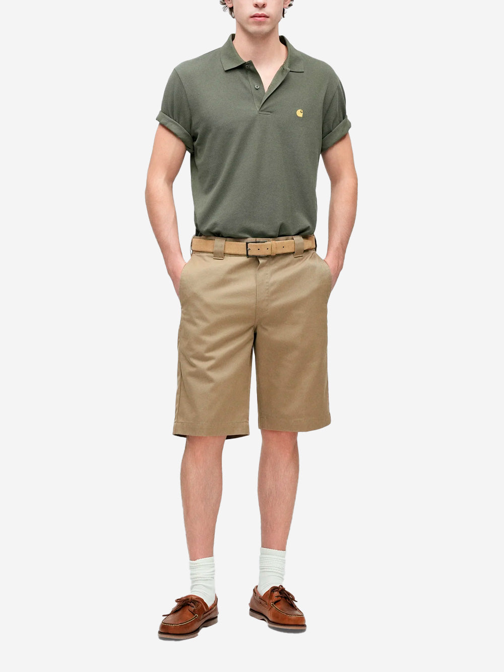 CARHARTT WIP Polo verde S/S Chase Verde Urbanstaroma