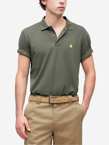 CARHARTT WIP Polo verde S/S Chase Verde