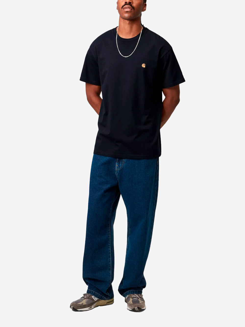 CARHARTT WIP T-shirt nera S/S Chase Nero Urbanstaroma