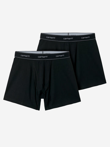 CARHARTT WIP Boxer Cotton Trunks neri (x2) Nero
