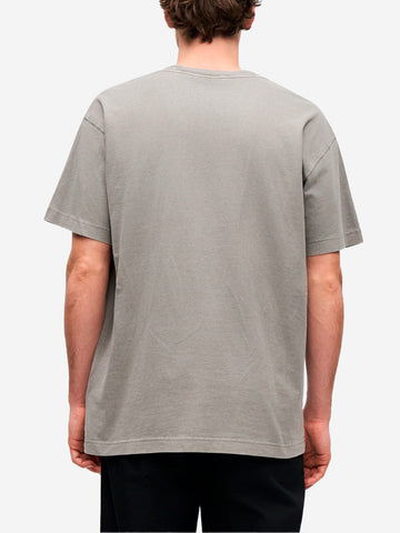 CARHARTT WIP T-shirt S/S grigia 'Nelson' con etichetta quadrata Grigio chiaro