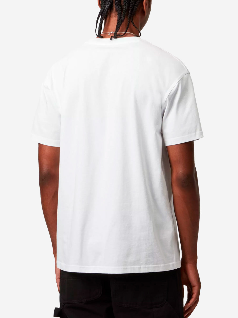CARHARTT WIP T-shirt American Script bianca Bianco Urbanstaroma