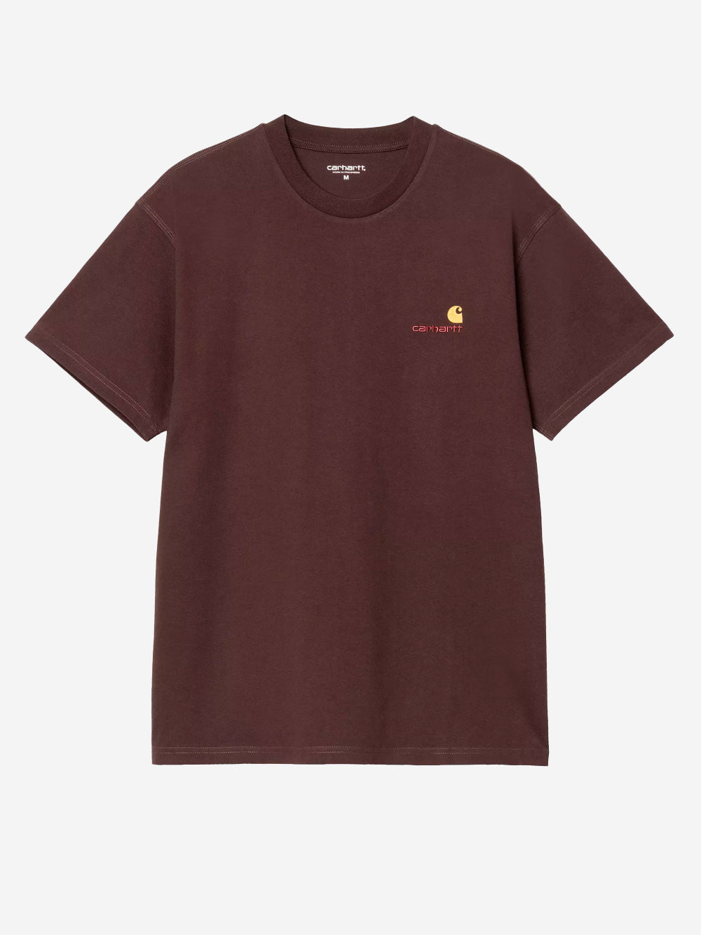 CARHARTT WIP T-shirt marrone American Script Marrone Urbanstaroma