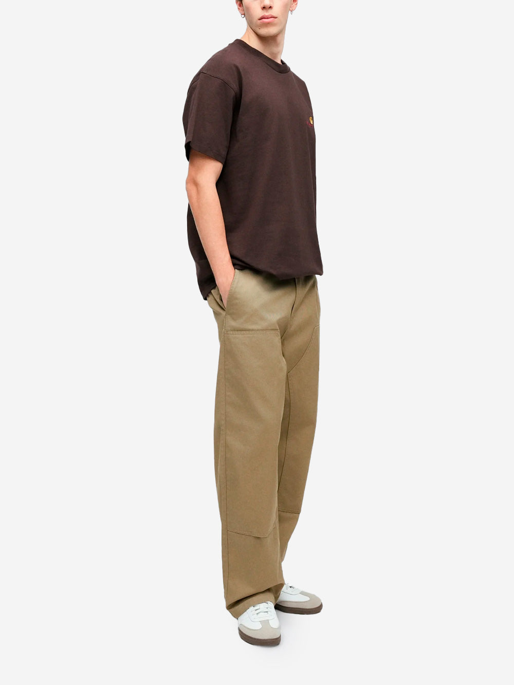 CARHARTT WIP T-shirt marrone American Script Marrone Urbanstaroma