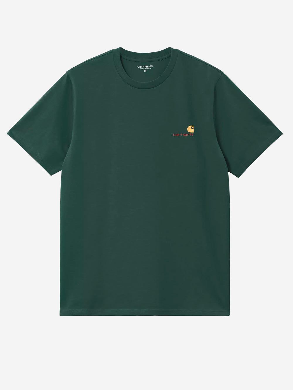 CARHARTT WIP T-shirt American Script verde Verde Urbanstaroma