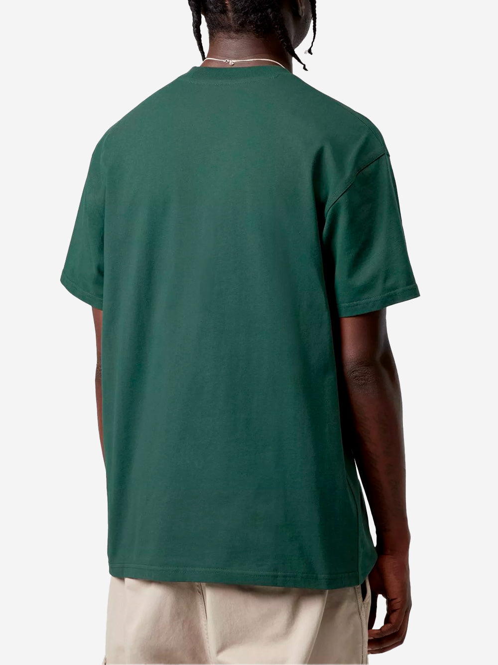 CARHARTT WIP T-shirt American Script verde Verde Urbanstaroma