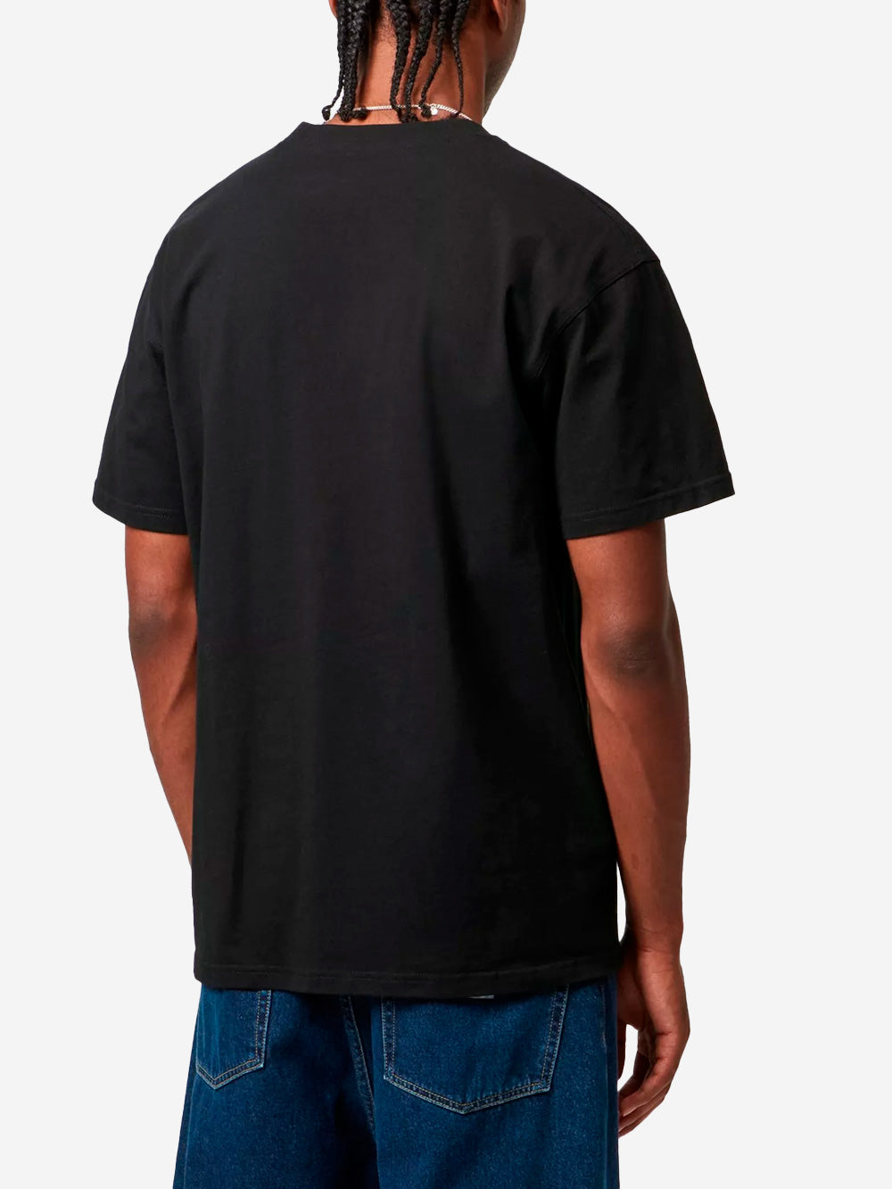 CARHARTT WIP T-shirt American Script nera Nero Urbanstaroma